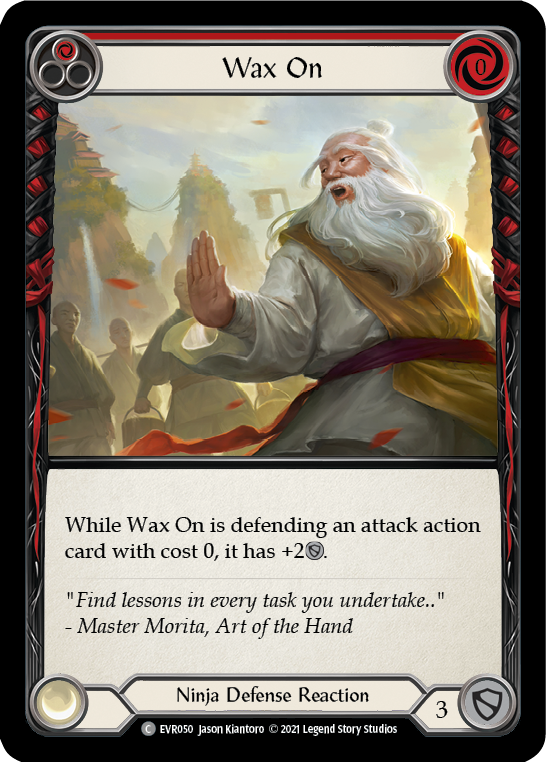 Wax On (Red) [EVR050] (Everfest)  1st Edition Rainbow Foil | Good Games North