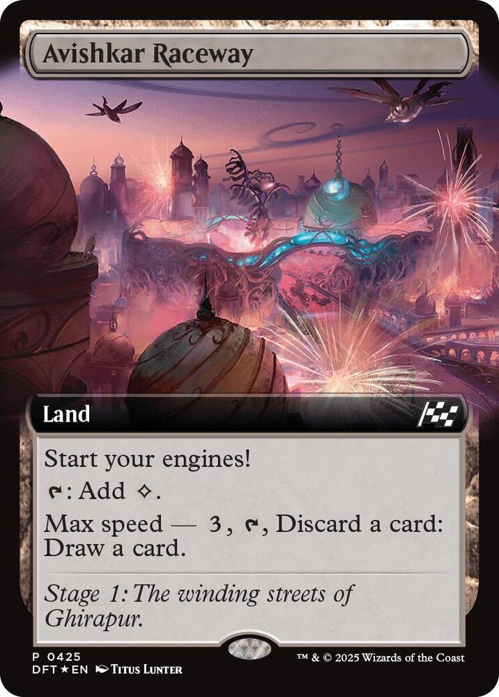 Avishkar Raceway Extended Art (Aetherdrift)  - Foil | Good Games North