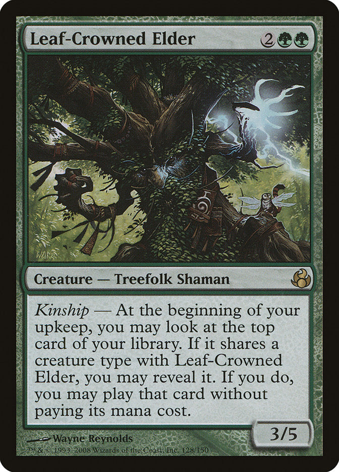 Leaf-Crowned Elder (Morningtide)  | Good Games North