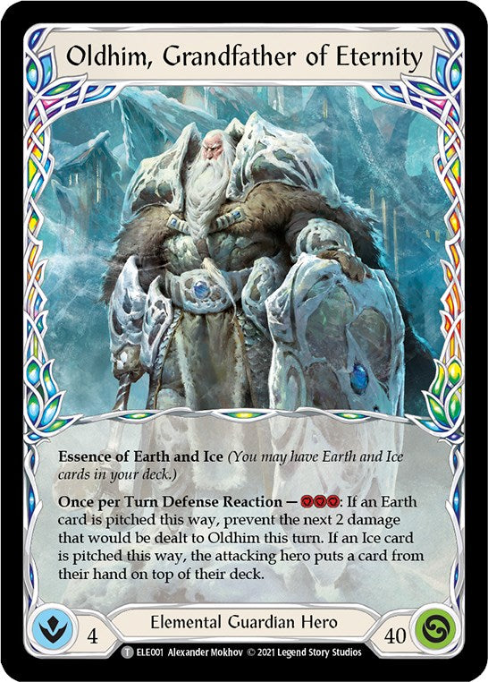 Oldhim, Grandfather of Eternity // Oldhim [ELE001 // ELE002] (Tales of Aria) | Good Games North