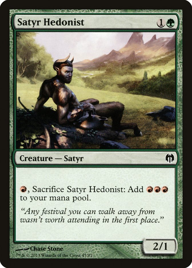 Satyr Hedonist [Duel Decks: Heroes vs. Monsters] | Good Games North