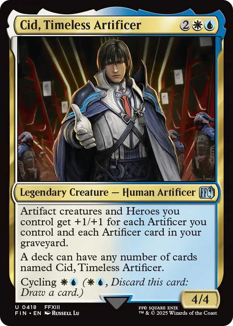 Cid, Timeless Artificer (0418) [FINAL FANTASY] | Good Games North