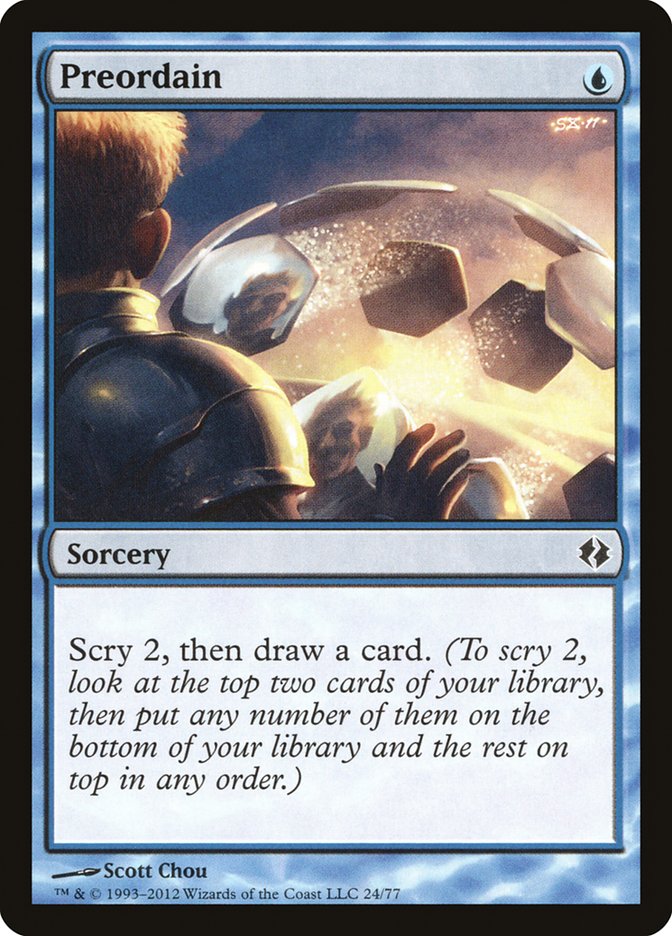Preordain [Duel Decks: Venser vs. Koth] | Good Games North