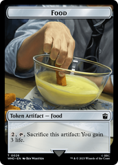 Human (0005) // Food (0026) Double-Sided Token [Doctor Who Tokens] | Good Games North