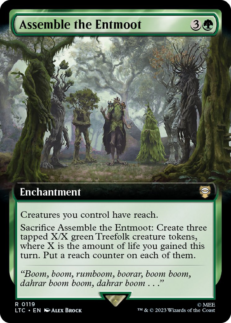 Assemble the Entmoot (Extended Art) [The Lord of the Rings: Tales of Middle-Earth Commander] | Good Games North