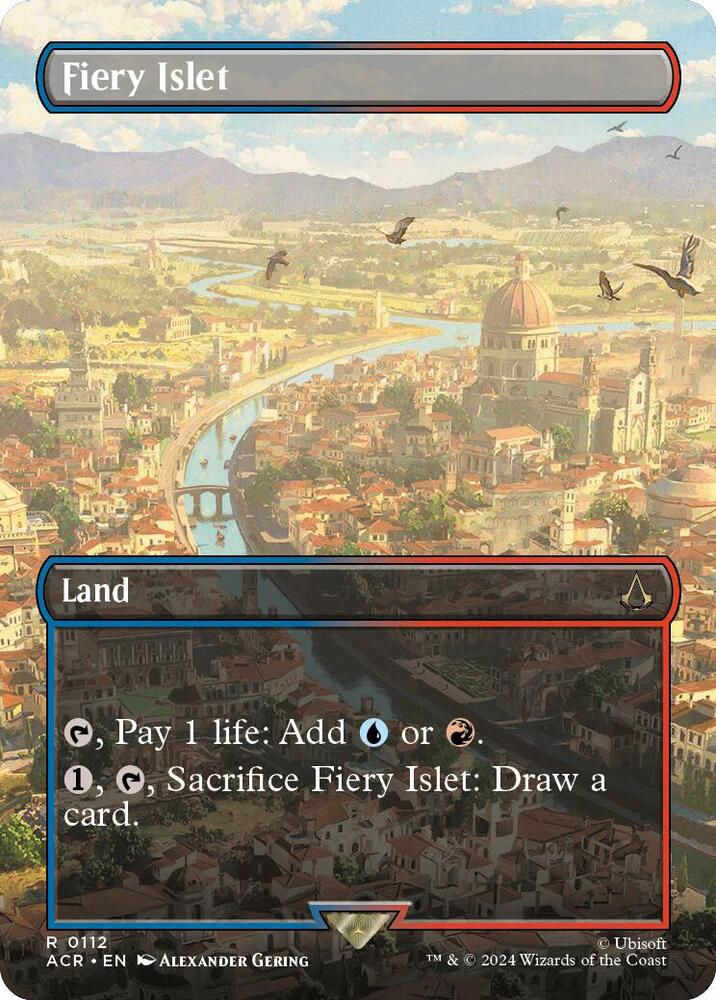 Fiery Islet Borderless (Universes Beyond: Assassin's Creed)  - Foil | Good Games North