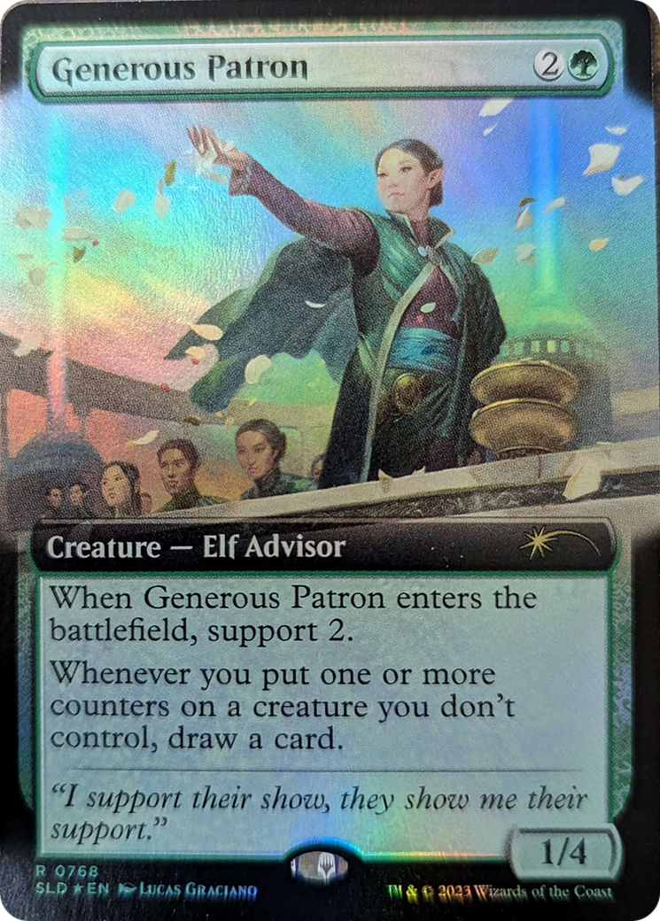 Generous Patron (Extended Art) [Secret Lair Drop Series] | Good Games North