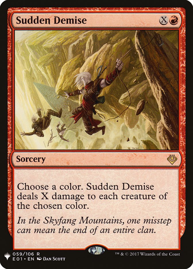 Sudden Demise [The List] | Good Games North