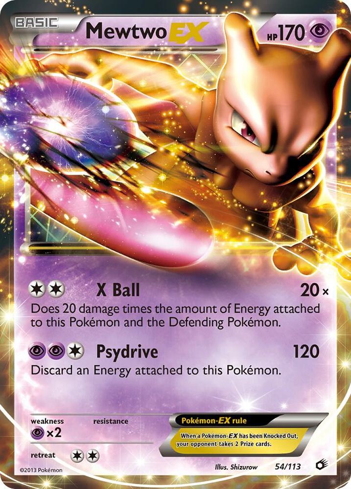 Mewtwo EX 54/113 (Legendary Treasures)  - Holofoil | Good Games North