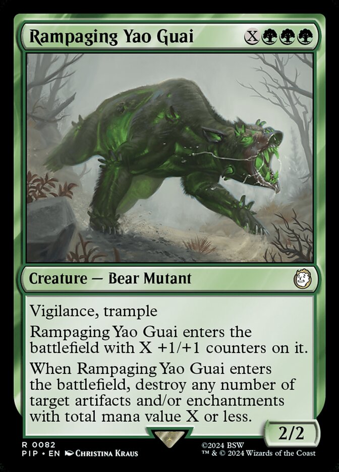 Rampaging Yao Guai 82/326 (Universes Beyond: Fallout)  | Good Games North