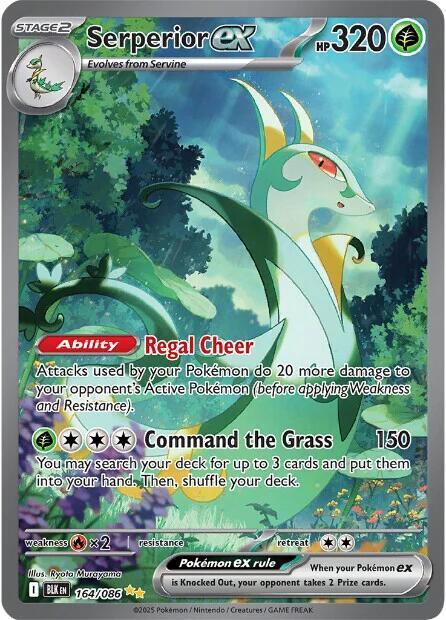 Serperior ex 164/086 (SV: Black Bolt)  - Holofoil | Good Games North