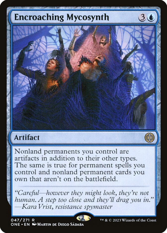 Encroaching Mycosynth 47 (Phyrexia: All Will Be One)  - Foil | Good Games North