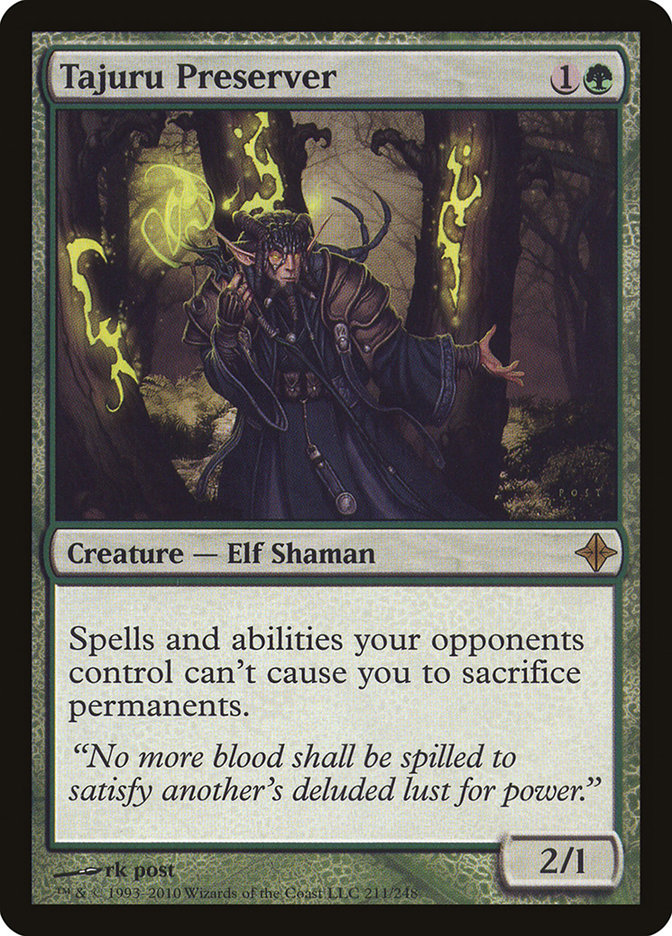 Tajuru Preserver (Rise of the Eldrazi)  | Good Games North