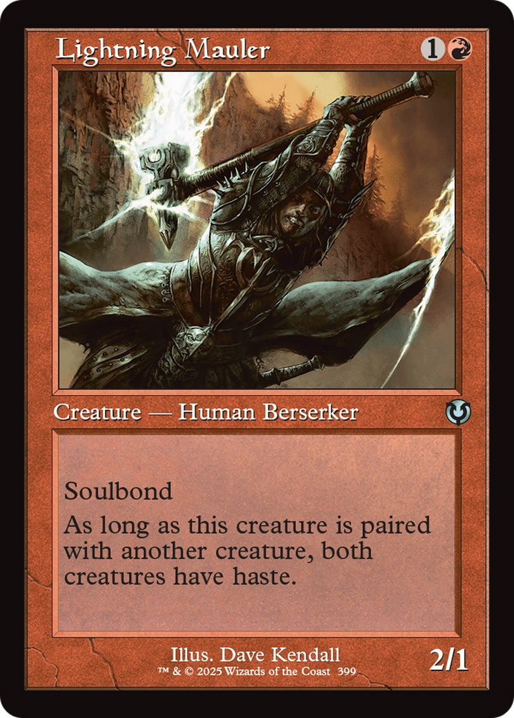 Lightning Mauler (Retro Frame) [Innistrad Remastered] | Good Games North