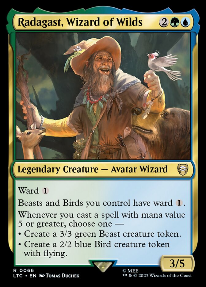 Radagast, Wizard of Wilds 66/347 (Commander: The Lord of the Rings: Tales of Middle-earth)  | Good Games North