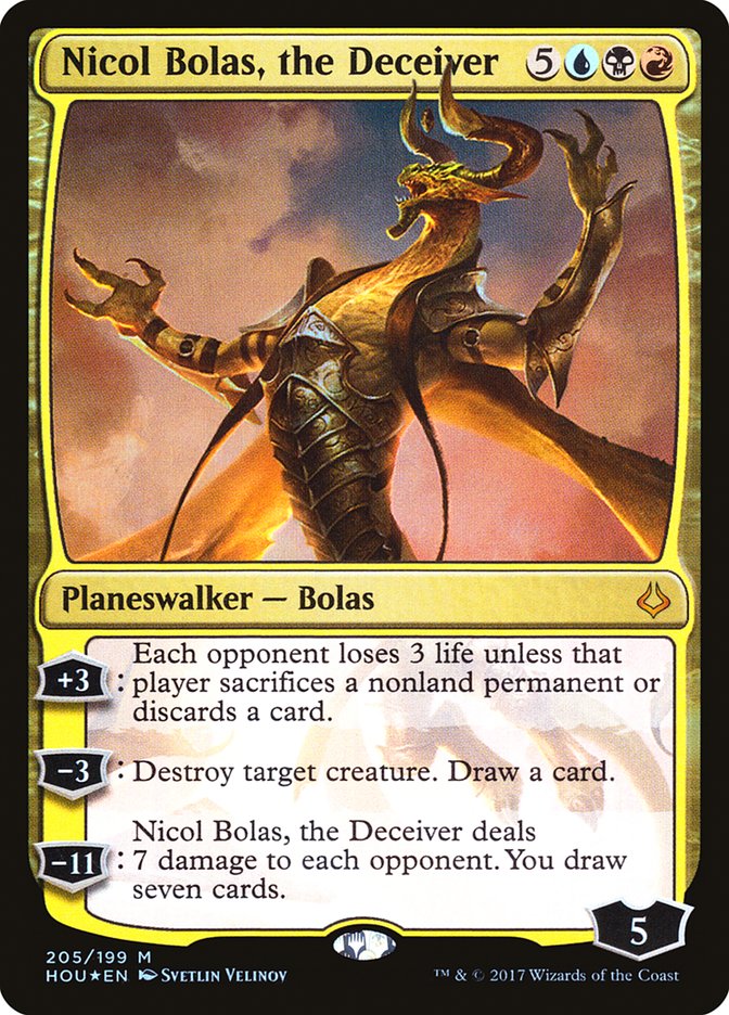 Nicol Bolas, the Deceiver 205 (Hour of Devastation)  - Foil | Good Games North
