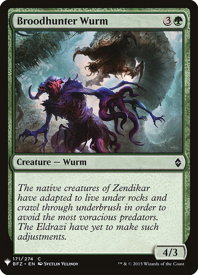 Broodhunter Wurm [Mystery Booster] | Good Games North