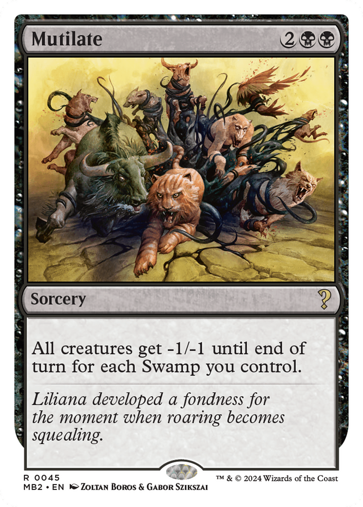Mutilate (White Border) [Mystery Booster 2] | Good Games North