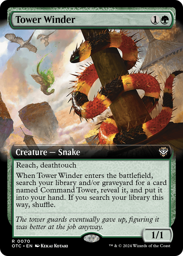 Tower Winder (Extended Art) [Outlaws of Thunder Junction Commander] | Good Games North