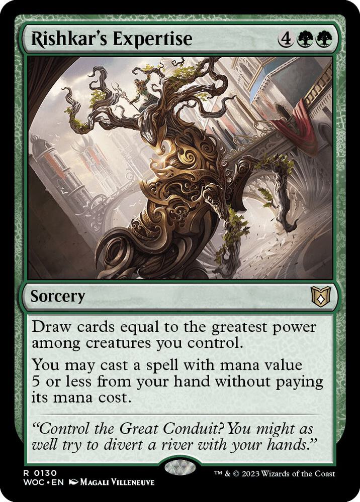 Rishkars Expertise (Commander: Wilds of Eldraine)  | Good Games North