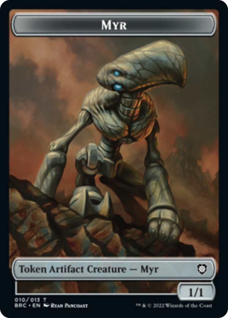 Myr // Powerstone Double-Sided Token [The Brothers' War Commander Tokens] | Good Games North