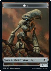 Myr // Servo Double-Sided Token [The Brothers' War Commander Tokens] | Good Games North