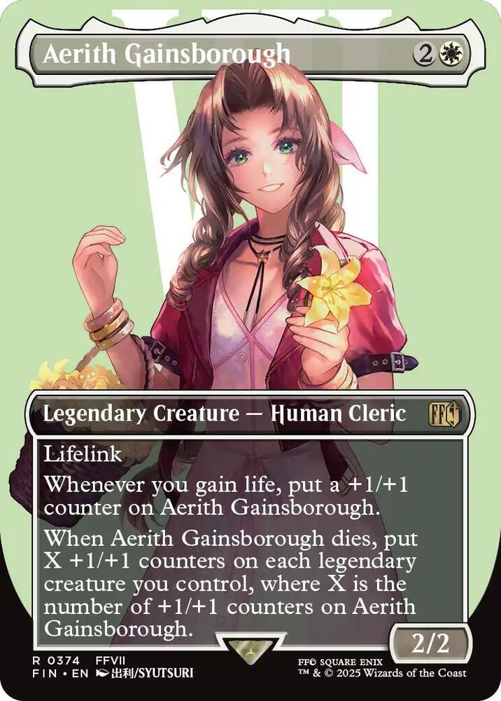 Aerith Gainsborough Borderless (FINAL FANTASY)  | Good Games North