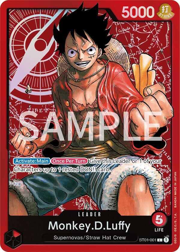 Monkey.D.Luffy ST01-001 (Revision Pack Cards)  | Good Games North