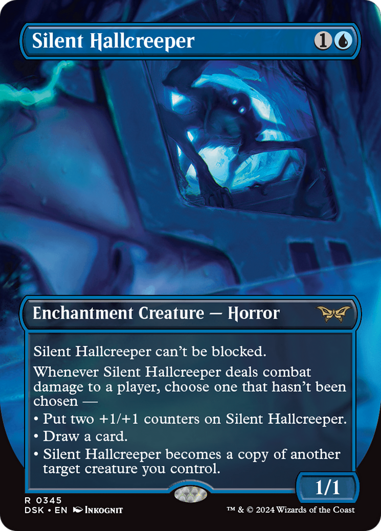 Silent Hallcreeper (Borderless) [Duskmourn: House of Horror] | Good Games North