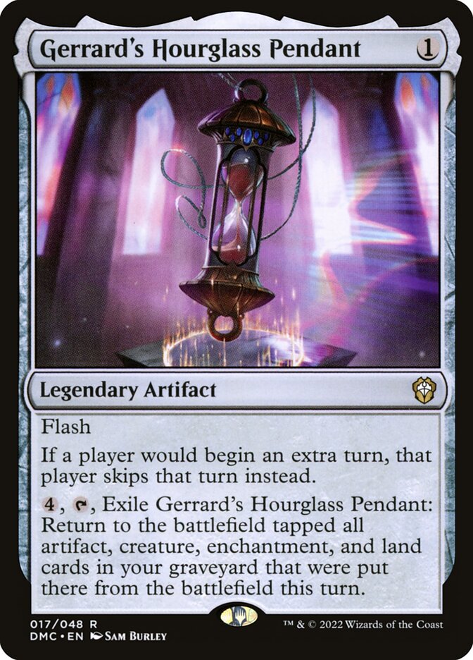 Gerrard's Hourglass Pendant (Commander: Dominaria United)  | Good Games North