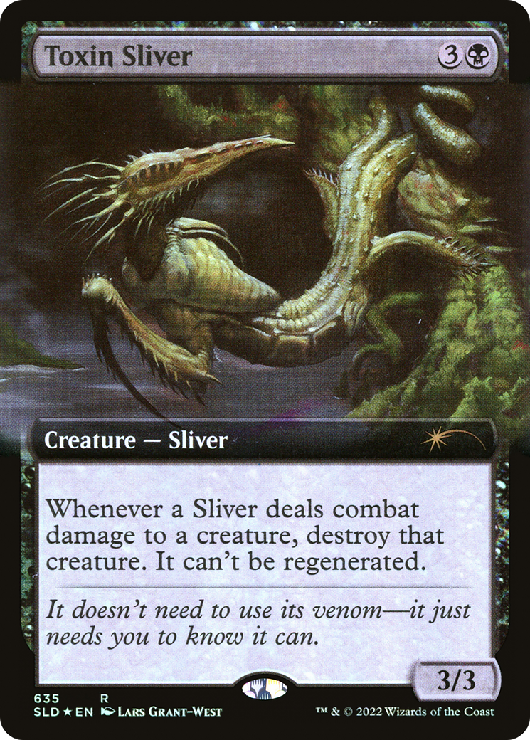 Toxin Sliver (Extended Art) [Secret Lair Drop Promos] | Good Games North