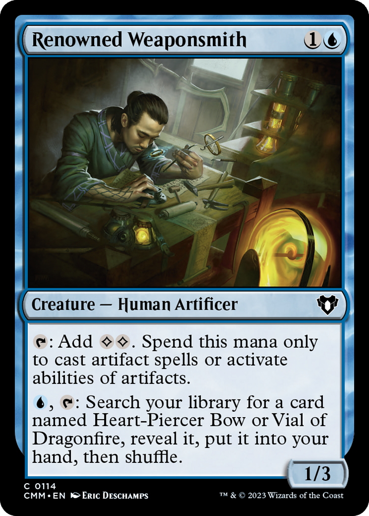 Renowned Weaponsmith [Commander Masters] | Good Games North