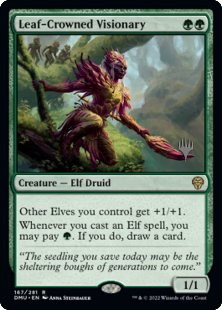 Leaf Crowned Visionary (Promo Pack: Dominaria United)  | Good Games North
