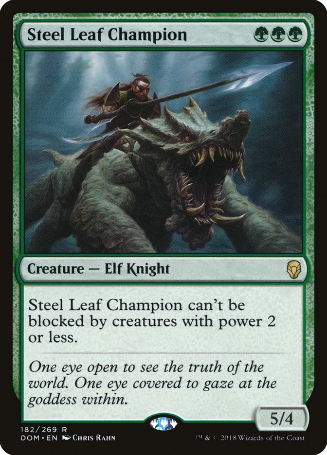 Steel Leaf Champion (Dominaria)  - Foil | Good Games North