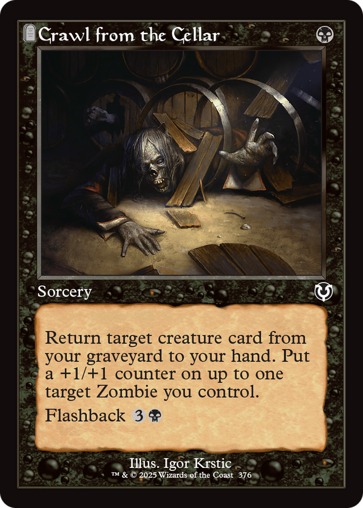 Crawl from the Cellar (Retro Frame) [Innistrad Remastered] | Good Games North