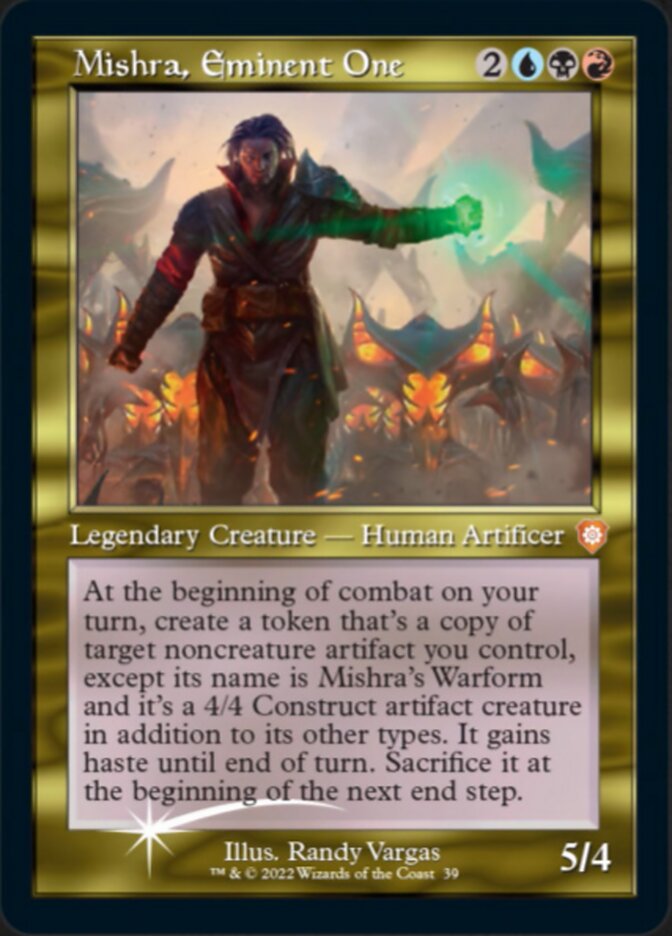 Mishra, Eminent One (039) (Retro) (Display Commander) [The Brothers' War Commander] | Good Games North