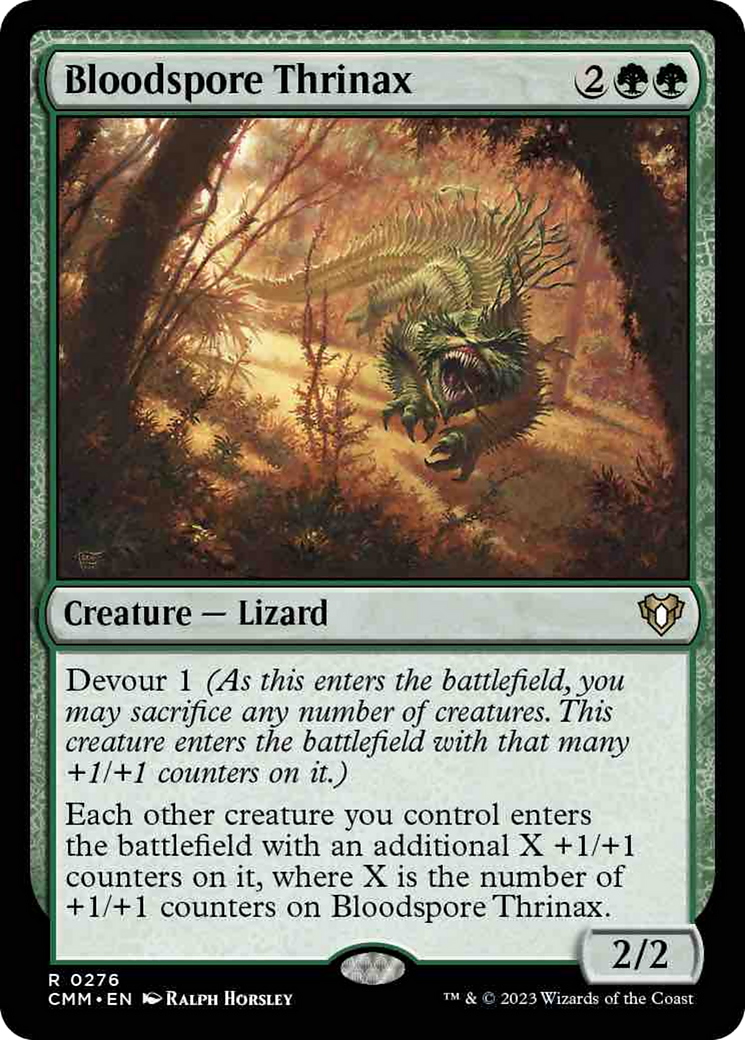 Bloodspore Thrinax [Commander Masters] | Good Games North