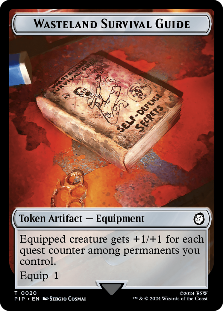 Treasure (0019) // Wasteland Survival Guide Double-Sided Token [Fallout Tokens] | Good Games North
