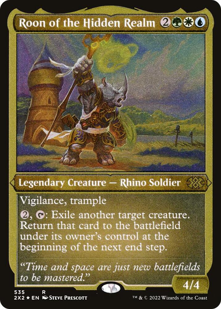Roon of the Hidden Realm Foil Etched (Double Masters 2022)  - Foil | Good Games North