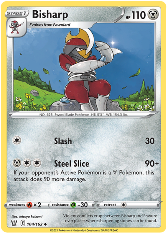 Bisharp (104/163) [Sword & Shield: Battle Styles] | Good Games North