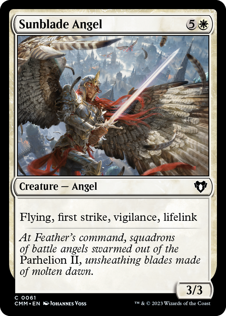 Sunblade Angel [Commander Masters] | Good Games North