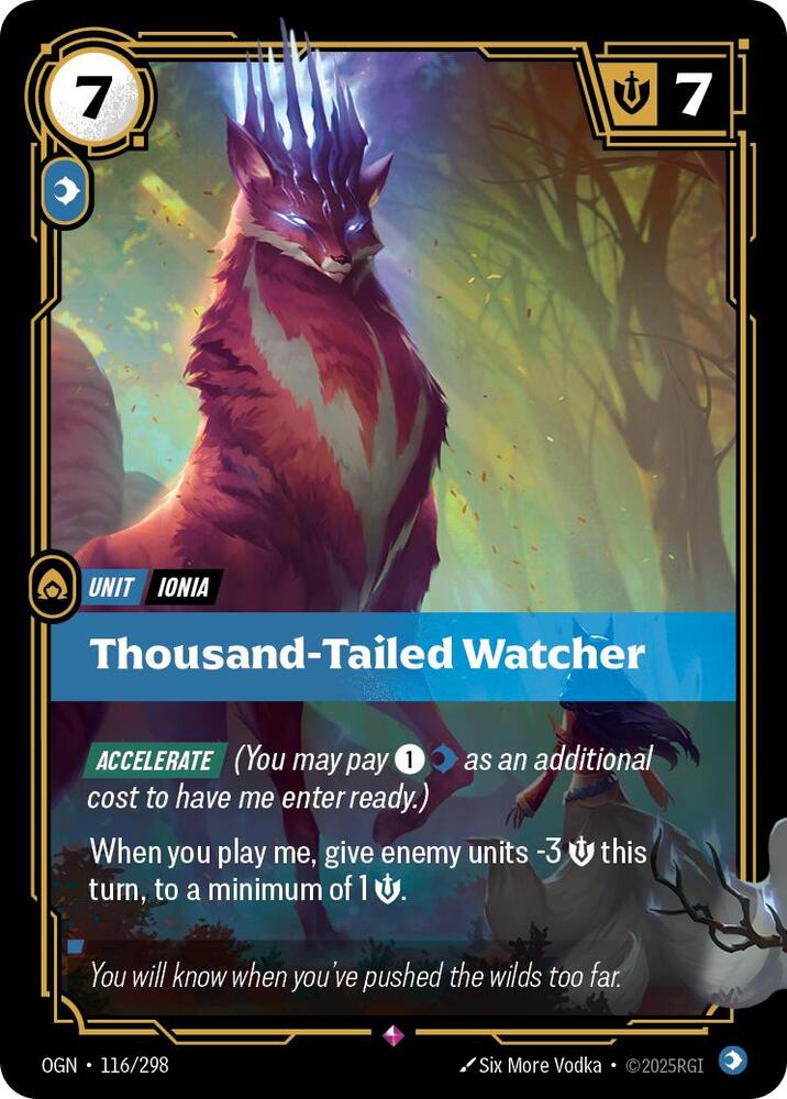 Thousand-Tailed Watcher 116/298 (Origins)  - Foil | Good Games North