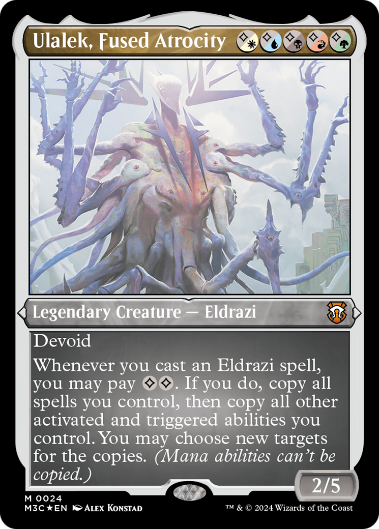 Ulalek, Fused Atrocity (Foil Etched) [Modern Horizons 3 Commander] | Good Games North