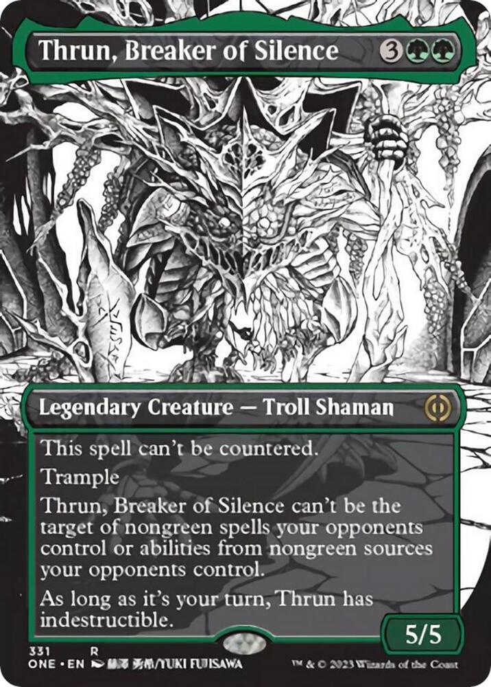 Thrun Breaker of Silence Borderless (Phyrexia: All Will Be One)  | Good Games North