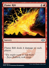 Flame Rift (Foil Etched) [Modern Horizons 2] | Good Games North