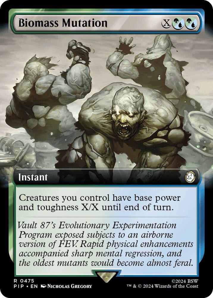 Biomass Mutation 475/326 (Universes Beyond: Fallout)  - Extended Art | Good Games North