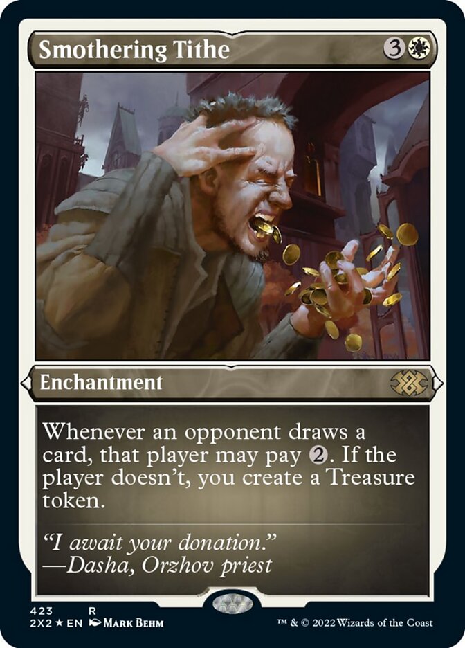 Smothering Tithe (Foil Etched) [Double Masters 2022] | Good Games North