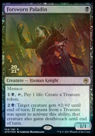 Forsworn Paladin [Dungeons & Dragons: Adventures in the Forgotten Realms Prerelease Promos] | Good Games North