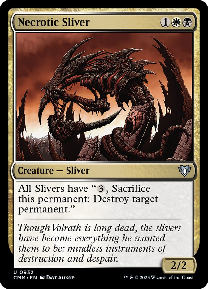 Necrotic Sliver (Commander Masters)  | Good Games North