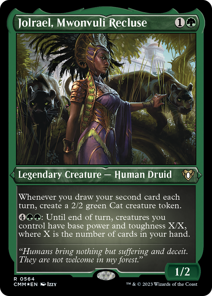 Jolrael, Mwonvuli Recluse (Foil Etched) [Commander Masters] | Good Games North